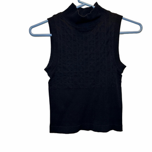 NanaMacs Black Crop Top Size One Size